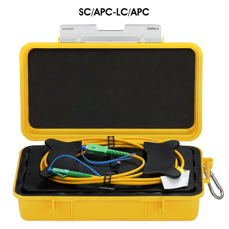 كابل تمديد اختبار الألياف الضوئية Otdr Sc/Apc-Sc/Apc صندوق قفز أحادي الوضع 500/1000/2000م - Image 1