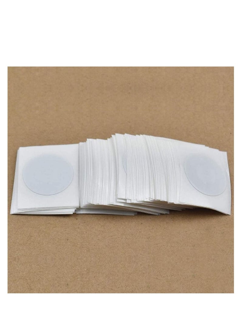 althiqahkey NFC Tags for iPhone Android Smartphones, Coated Paper Ntag213 Self-adhesive Stickers Ntag 213 RFID Key Token Tags Support 13.56mhz RFID NFC IC Mifare althiqahkey 100 pieces  - Image 4