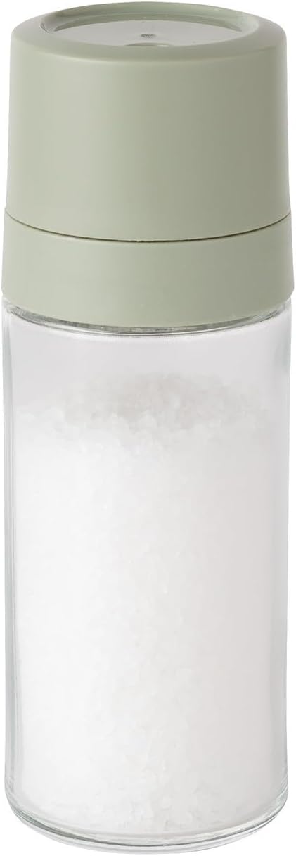 Berghoff Salt Shaker/Pepper Shaker Set 2 Pieces (with Grinder and Shaker Balance, Large Opening, Reusability, Made of Recycled Plastic), Transparent - Image 4