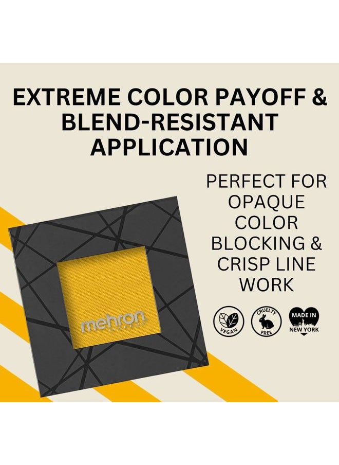 BELLEBOOST EDGE Face & Body Paint| Professional Water-Activated Face Paint Makeup | Made in the USA | For Cosplay, Halloween, & SFX (Yellow)  - Image 3