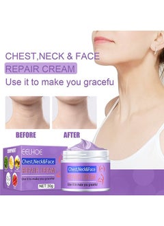 EELHOE Anti Aging Moisturizer for Neck, Skin Care Neck Cream, Skin Tightening Cream, Neck Firming Cream Improves Skin Elasticity and Reduce Neck Lines  - Image 2