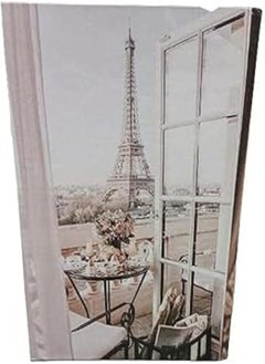 Generic Eiffel Tower Notebook - Divided with Divided Notes Taking Memory Photo and Book Smart Design on Outside 