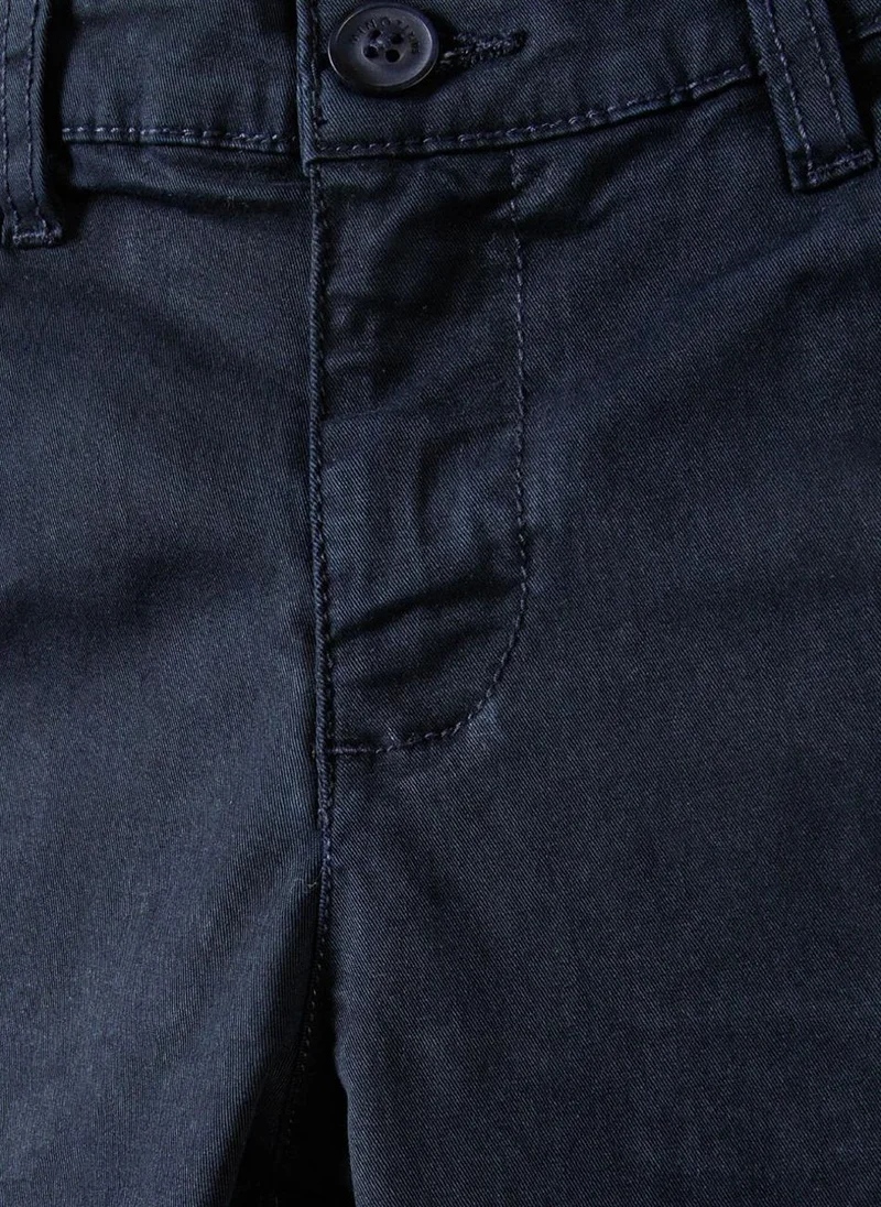 MINOTI Boys' Chino Shorts with Adjustable Waist