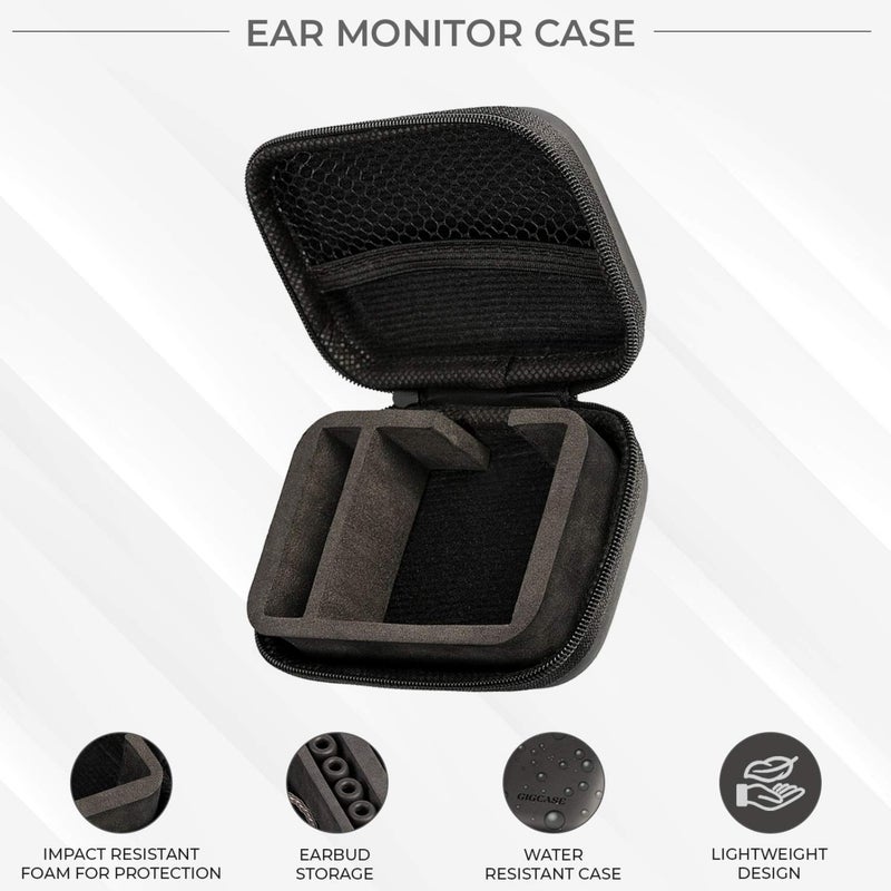 GIGCASE in Ear Monitor Case for IEM, in Ear Monitors, in Ears, Headphones, Earphones, Earbuds. Suitable for KZ ZS10/ZS10 Pro/ZSN/ZST/ZEX/AS10/AS16,YINYOO CCZ Melody - GIGCASE® - Image 4