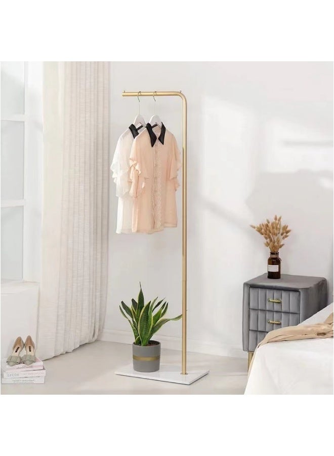 هيكسدريم علاقة معاطف قائمة بذاتها بقاعدة من الحجر، أثاث معدني للمدخل، حامل لتعليق الملابس الخارجية والملابس وحقائب اليد (رمادي) - Image 1