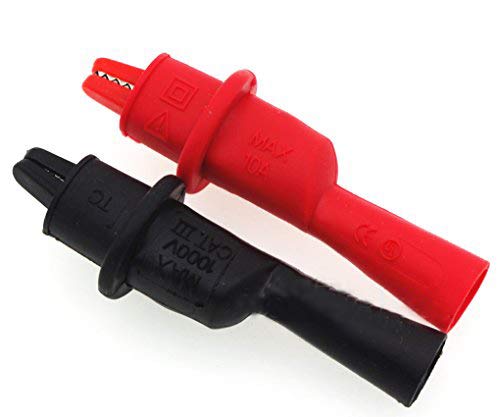 TestHelper AC15 Insulated Test Probe Push On Alligator Clips Crocodile Clamps Use for Test Leads - Image 5