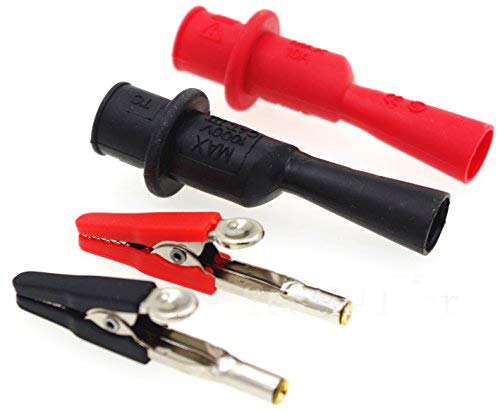 TestHelper AC15 Insulated Test Probe Push On Alligator Clips Crocodile Clamps Use for Test Leads - Image 3