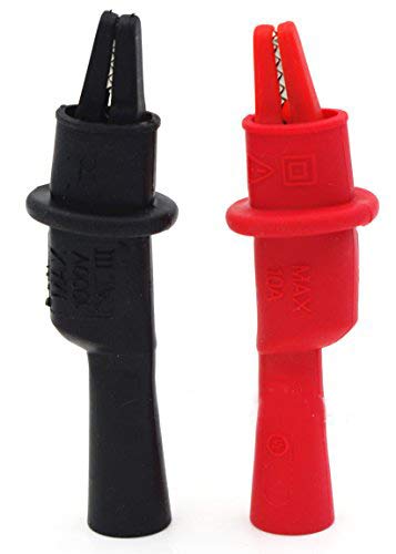 TestHelper AC15 Insulated Test Probe Push On Alligator Clips Crocodile Clamps Use for Test Leads - Image 2