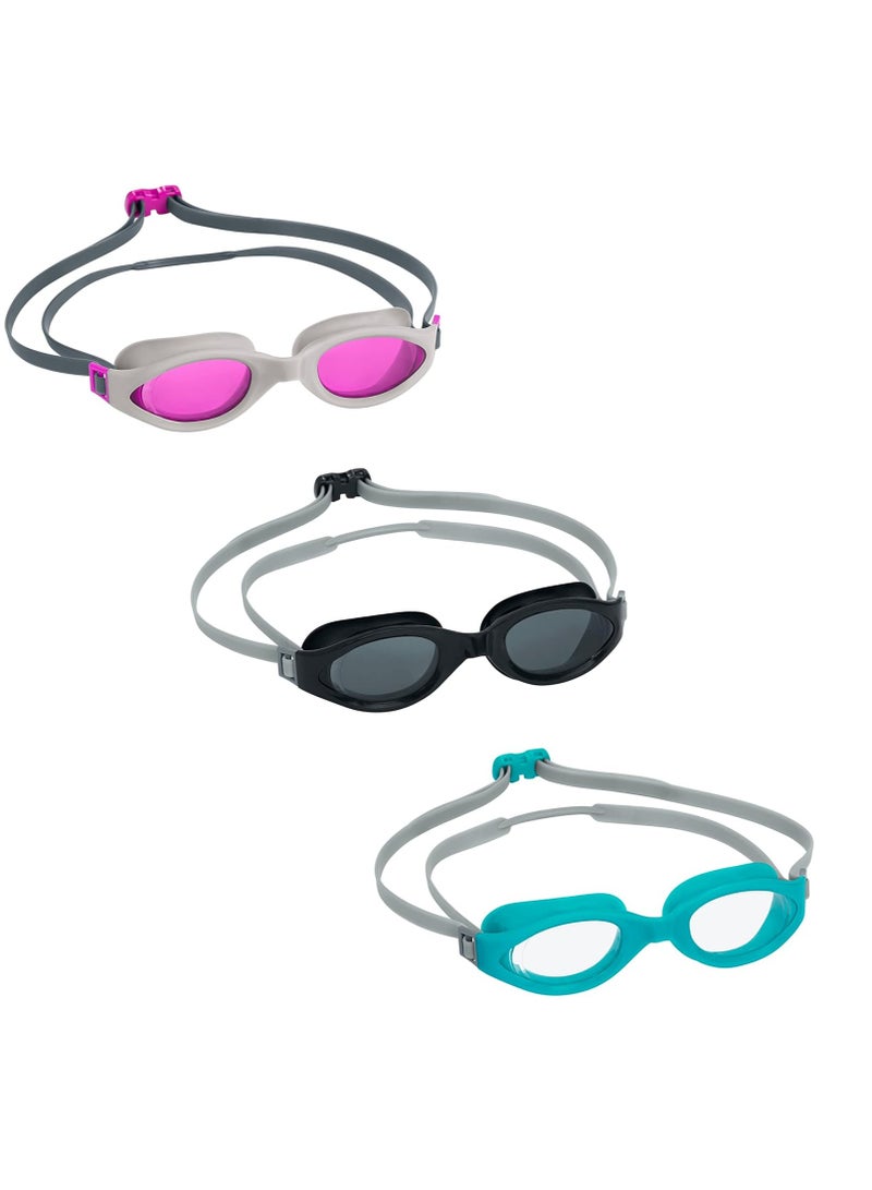 Bestway swimming goggles for adults, men and women swim goggles - No: 21077 - Image 1