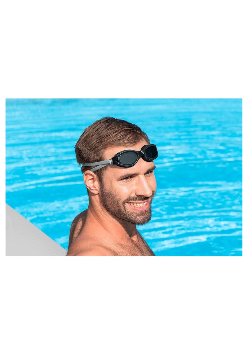 Bestway swimming goggles for adults, men and women swim goggles - No: 21077 - Image 4