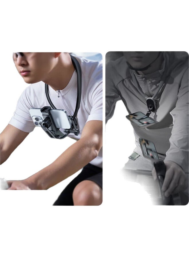 Xiaotian Neck Hanging Phone Holder First Person View Shooting Device Chest Mount Wearable Anti-Shake Vlog Outdoor Fishing Riding Artifact Android Apple Universal - Image 3