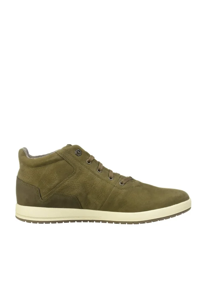 Caterpillar Olive Lace-Up Ankle Boots