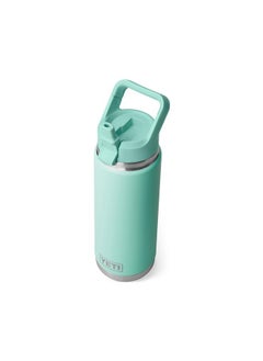YETI Rambler 26 Oz Bottle, Vacuum Insulated, Stainless Steel With Color Matching Straw Cap, Seafoam  - Image 1