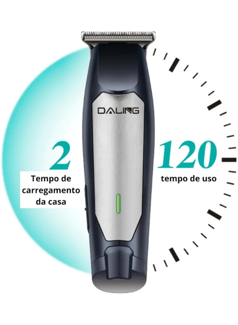 Daling Professional Cordless Hair & Beard Trimmer with USB Rechargeable Battery, Digital Display and Multi-Length Guide Combs - Image 3