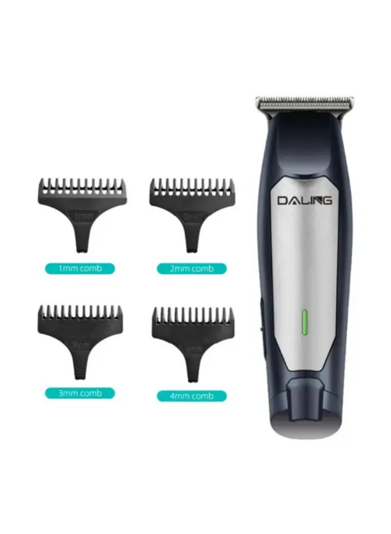 Daling Professional Cordless Hair & Beard Trimmer with USB Rechargeable Battery, Digital Display and Multi-Length Guide Combs - Image 2