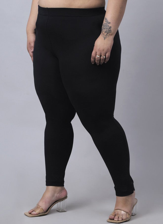 Trend Level Women Super Plus Size Mid Rise Easy Wash Trousers - Image 2