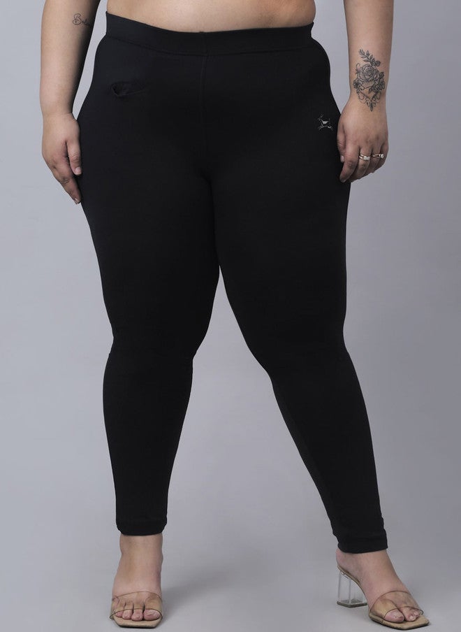 Trend Level Women Super Plus Size Mid Rise Easy Wash Trousers - Image 1