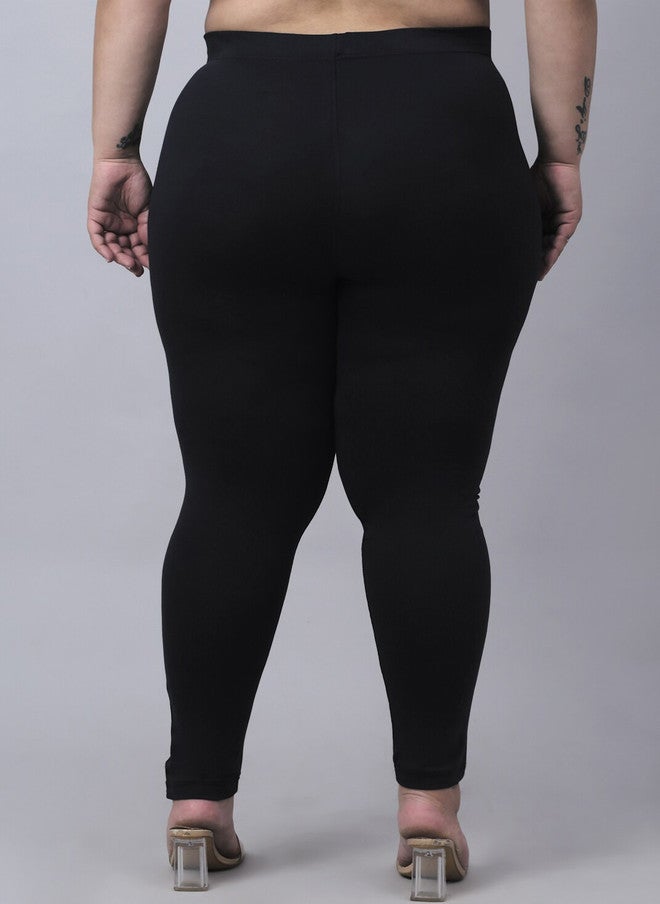 Trend Level Women Super Plus Size Mid Rise Easy Wash Trousers - Image 3