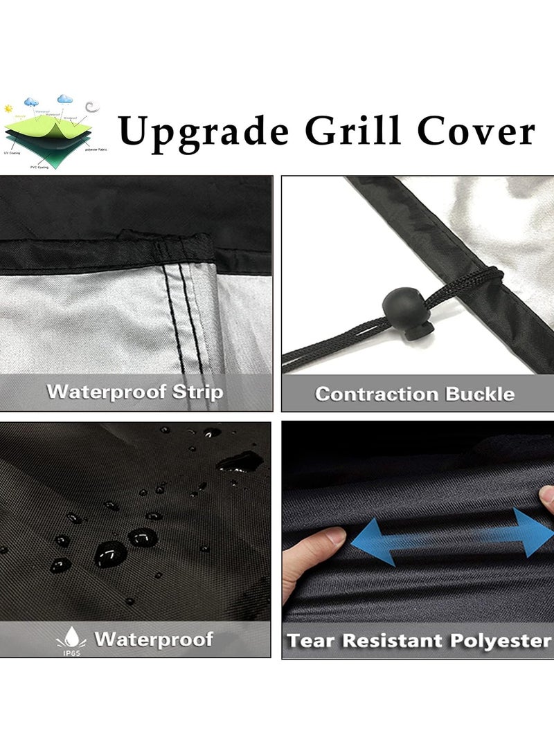 Raxoom BBQ Cover 58 inch, Waterproof BBQ Grill Cover, UV Resistant Gas Grill Cover, Durable and Convenient - Image 3