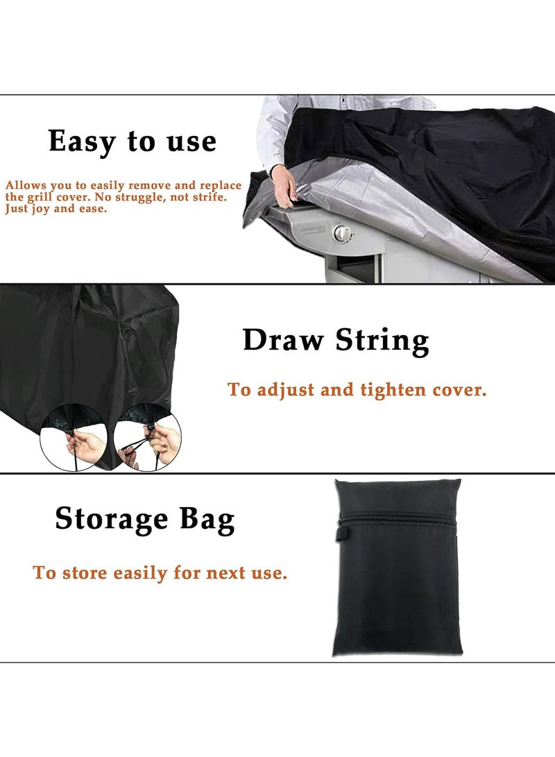 Raxoom BBQ Cover 58 inch, Waterproof BBQ Grill Cover, UV Resistant Gas Grill Cover, Durable and Convenient - Image 2