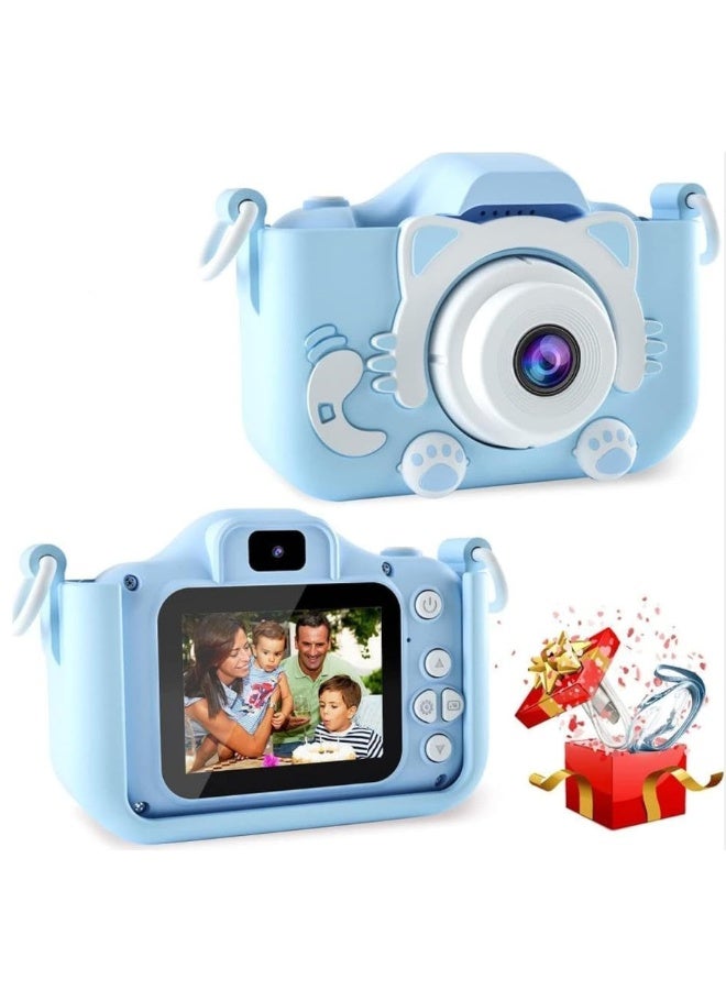 MANAM TRADING 12MP Front and Back Dual Cameras for Taking Photos and Recording Videos, Game Children Camera Built-in Multiple Cute Cartoon Photo Frames with 2.0in IPS Screen Gift - Image 5