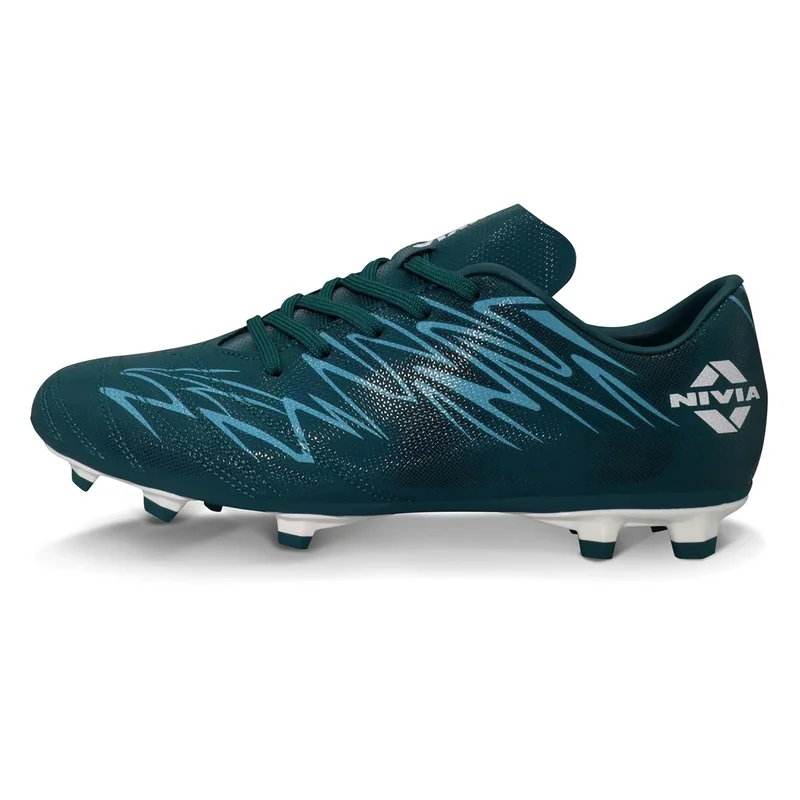 نيفيا Nivia Encounter 11.0 Football Studs for Men - TPU Sole with PVC Synthetic Leather Upper for Hard and Grassy Surfaces