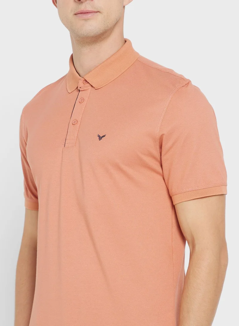 Robert Wood Short Sleeve Polo Shirt