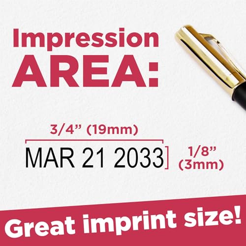 Rubber Stamp Creation S-300 Date Stamp - Blue - Image 3