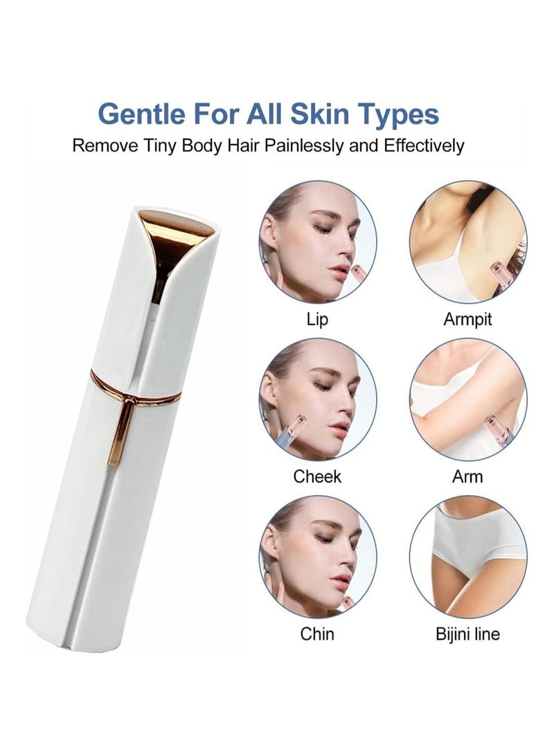 ELTRAZONE Electric Facial Hair Remover, Women’s Portable Facial Hair Trimmer, Best Painless Flawless Hair Remover for Women Bikini Area, - Image 4