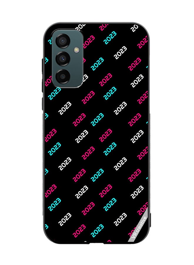 VR CREATIVE Protective Case Cover For Samsung Galaxy F23 Creative Concept Of 2023 Happy New Year Design Multicolour