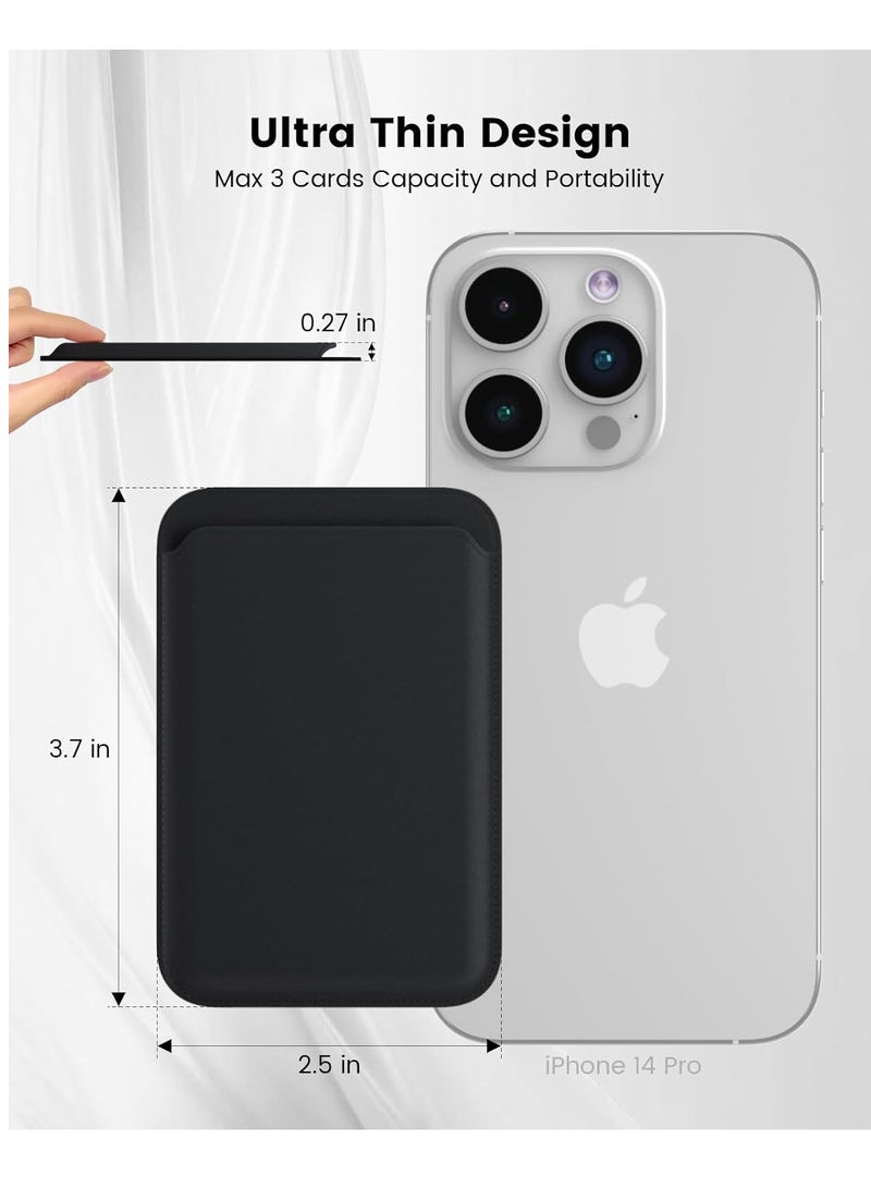 فوكس محفظة هاتف مغناطيسية من FOCUS، حامل محفظة بطاقات متوافق مع iPhone 16 Pro Max/16 Plus/16 Pro/16,15 Pro Max/15 Plus/15 Pro/15, 14 Pro Max/14 Plus/14 Pro/14, 13 Pro Max /13 برو/13، أزرق - Image 2