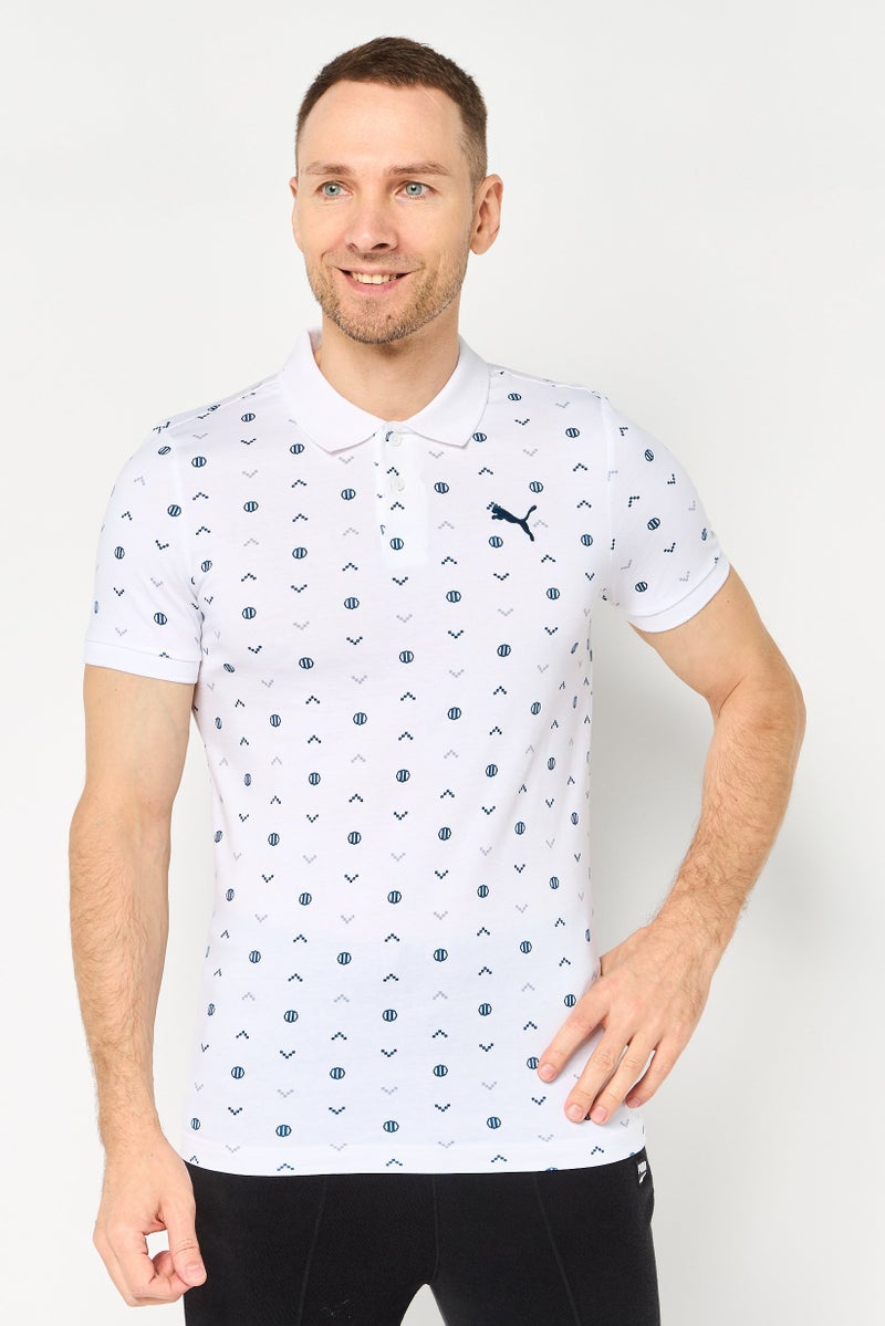 PUMA Men Slim Fit Short Sleeve Outdoor Polo Shirt, Multicolor - Image 1