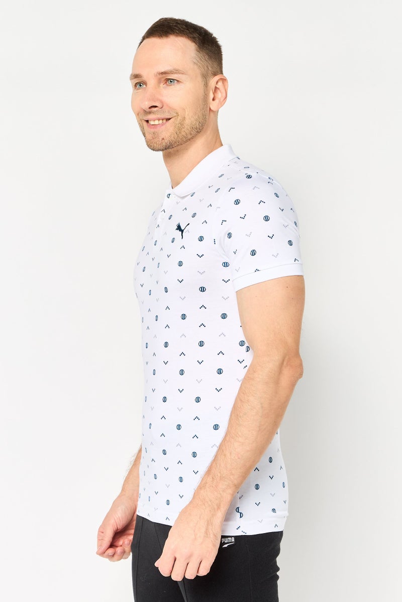 PUMA Men Slim Fit Short Sleeve Outdoor Polo Shirt, Multicolor - Image 3