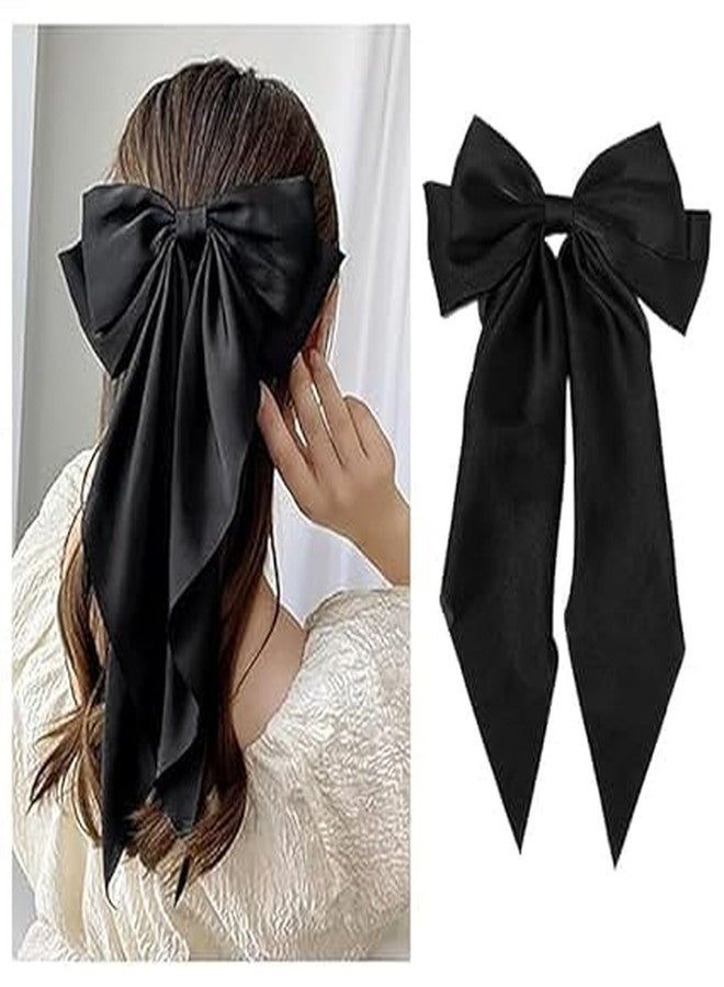 GUDDIESHair Bows For Women, Bow Clips For Women - Barette Hair Clip - Hair Bow Clips for Women and Girls, Cute Hair Accessories For Girls (pack of 3 (RED*WHITE*BLACK) - Image 3