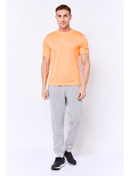 Champion Men Sportswear Fit Short Sleeve Outdoor T-Shirt, Orange  - Image 3