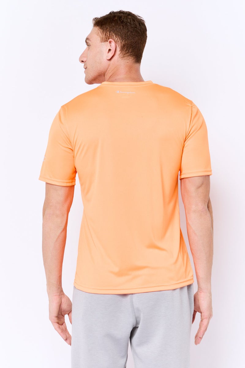 Champion Men Sportswear Fit Short Sleeve Outdoor T-Shirt, Orange - Image 4