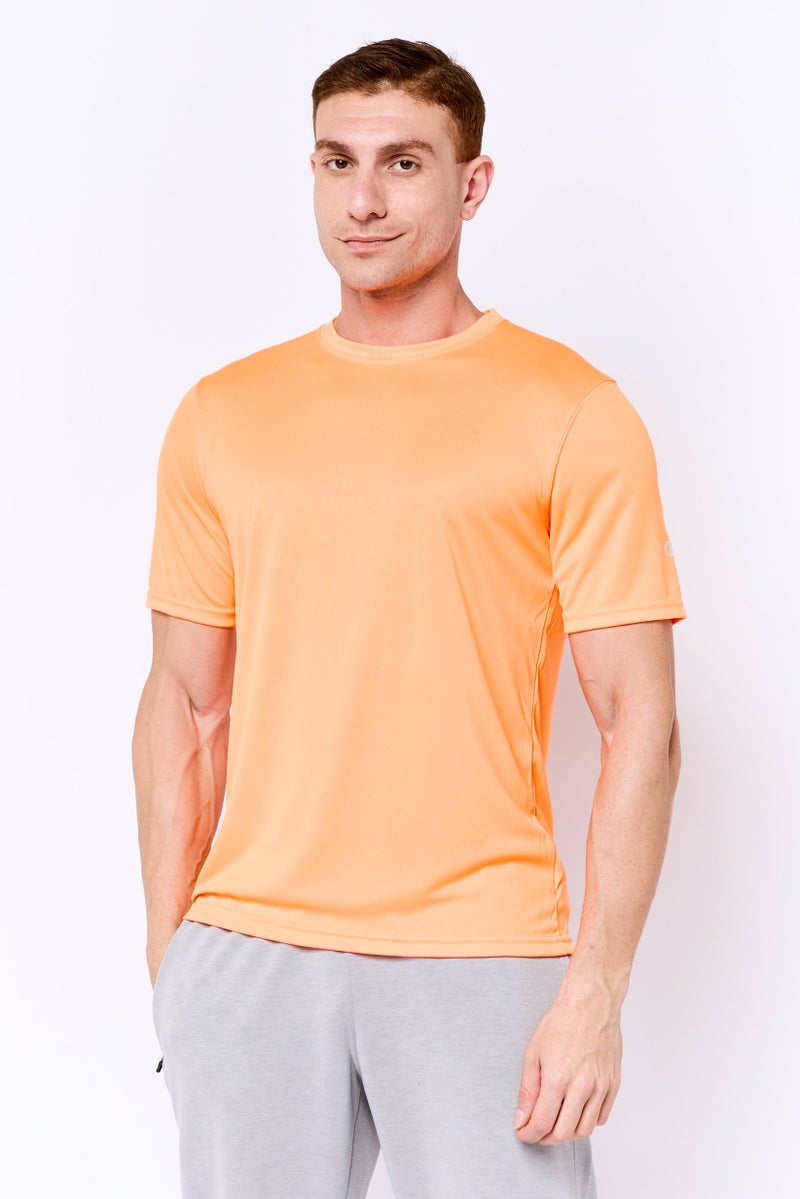 Champion Men Sportswear Fit Short Sleeve Outdoor T-Shirt, Orange - Image 1