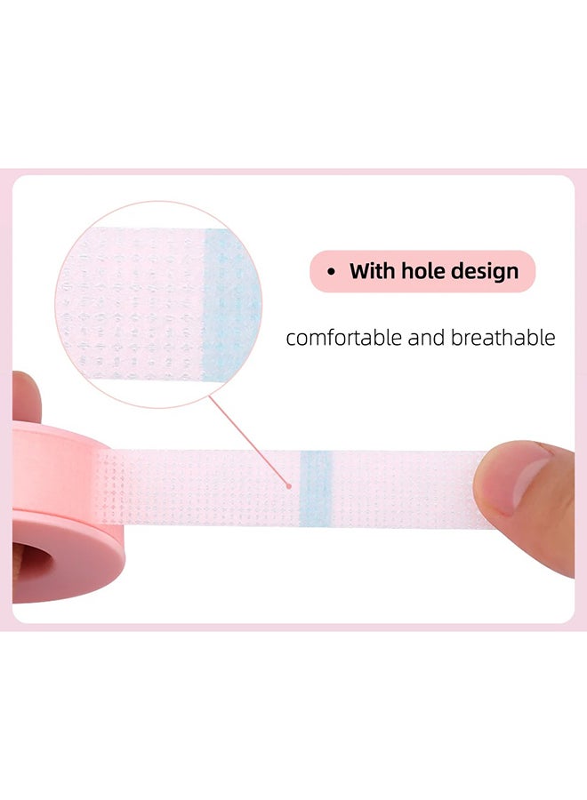 Eyelash Extension Tape Sticker Isolation With Holes Breathable Sensitive Resistant Non-woven Gel Tape Patches Eye Pads 1.2cmx3.6m ILCT01 - Sky Blue