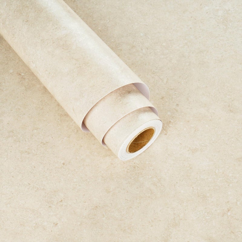 Wallderful Matte Beige Granite Wallpaper Peel and Stick Countertops Marble Contact Paper for Kitchen Bathroom Waterproof Self Adhesive Granite Vinyl Countertop Covers Backsplash Walls Film 1575x78 - Image 2