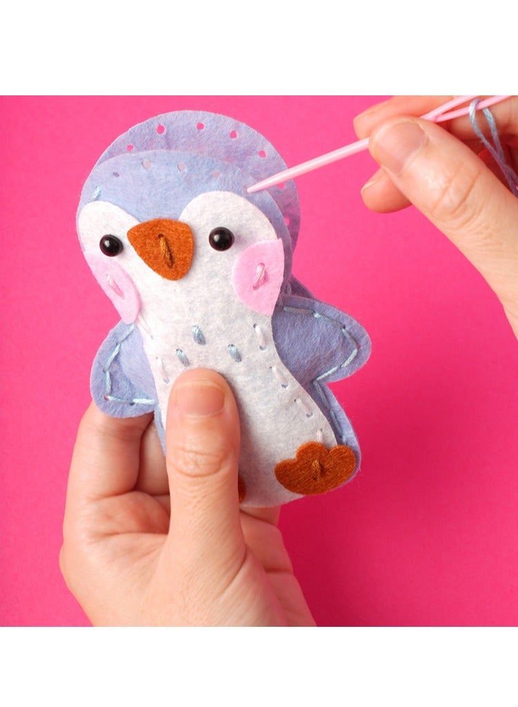 Kenzs Cube Animal DIY Production Material Package Non-woven Needlework Toys - Image 4