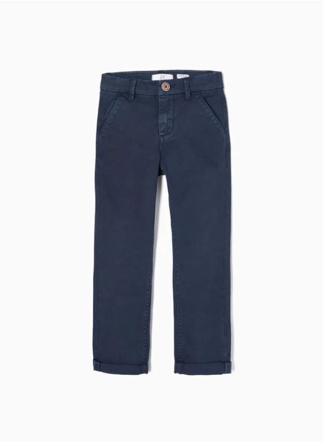 زيبي Zippy Cotton Chino Trousers for Boys 'Slim Fit'