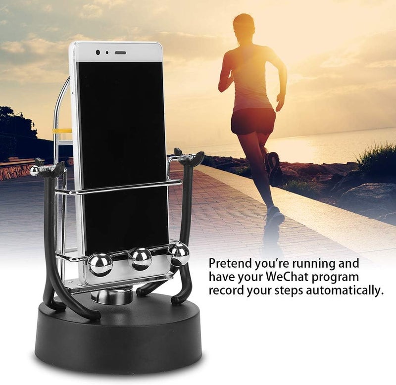 كلاراكو جهاز اهتزاز واهتزاز حامل الهاتف المحمول مع حركة تأرجح تلقائية للهاتف المحمول وبرنامج حساب الخطوات - Image 2
