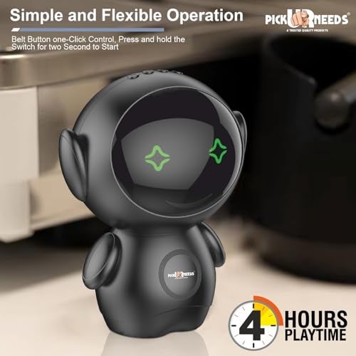 Pick Ur Needs Rechargeable Bluetooth Speaker with 1200mAh Battery – Portable Wireless Audio, FM Radio, USB/TF Card Support, TWS Pairing (Black) - Image 3
