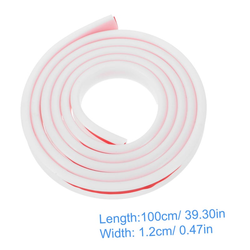 U Shaped Adhesive Edge Banding Strips Soft Furniture Table Desk Protector 20mm White - Image 3
