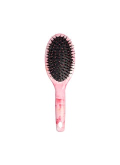 Red by Kiss Marblous Paddle Round Brush with Boar Bristles