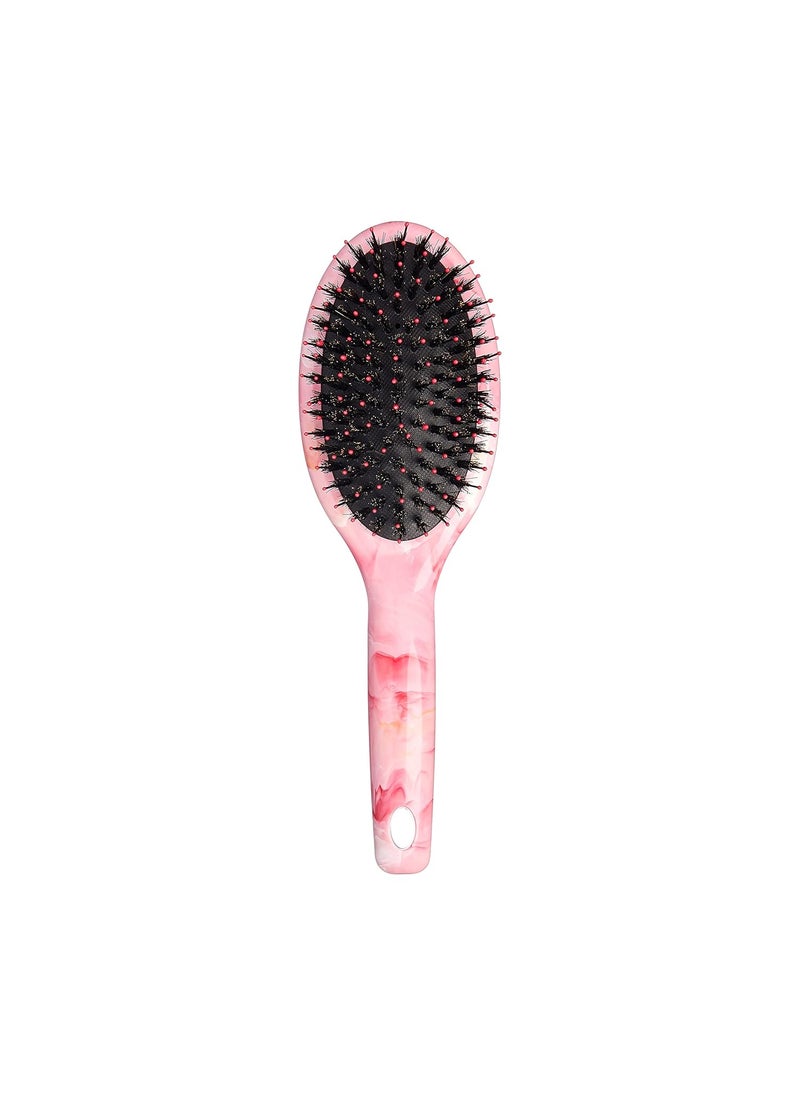 Red by Kiss - Red by Kiss Marblous Paddle Round Brush with Boar Bristles - Image 1