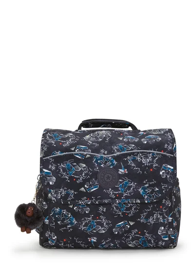 kipling Small School Bag with Adjustable Straps Unisex Jungle Fun Race Codie S
