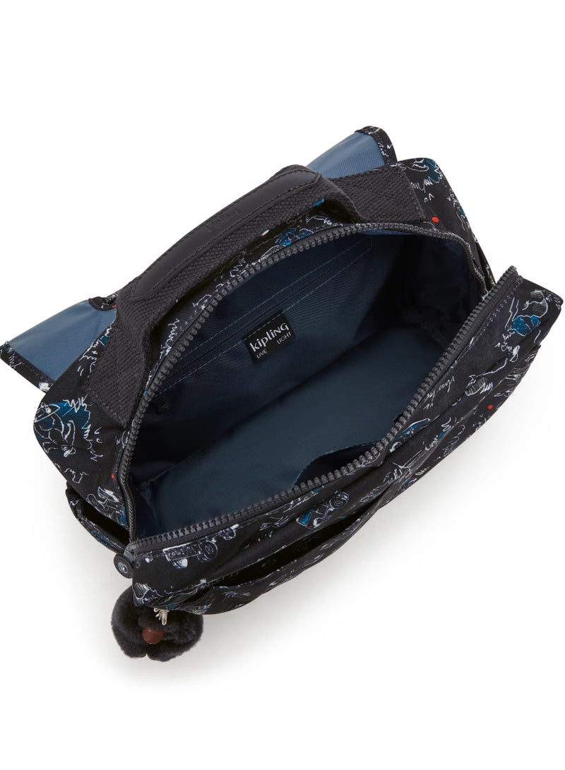 كيبلينغ حقيبة مدرسية صغيرة بأشرطة قابلة للتعديل للجنسين مرح الغابة سباق كودي إس - Image 3