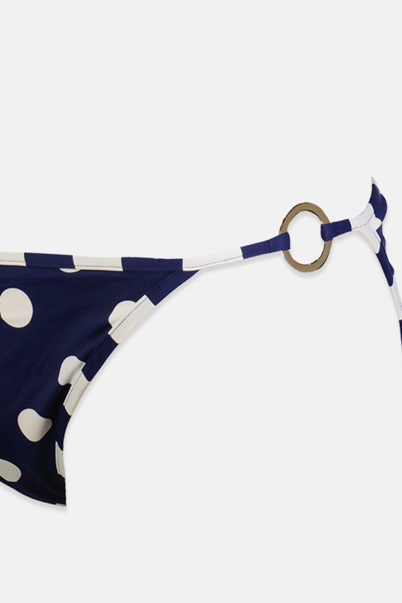 women'secret Women Polka Dots Bikini Bottom, Multicolor - Image 3