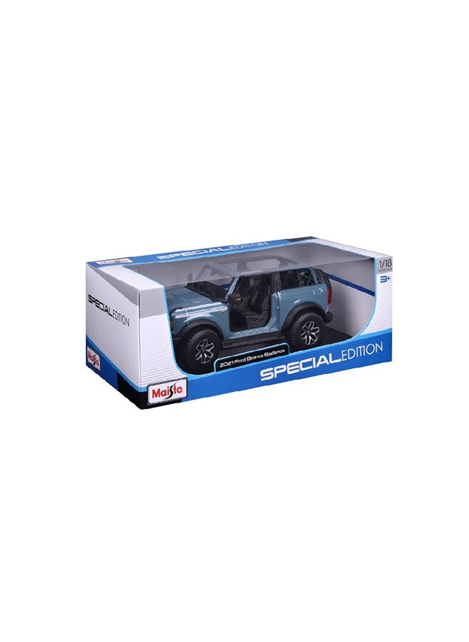 Maisto - 1:18 Sp (B) - 2021 Ford Bronco Badlands (No Door) - Image 1